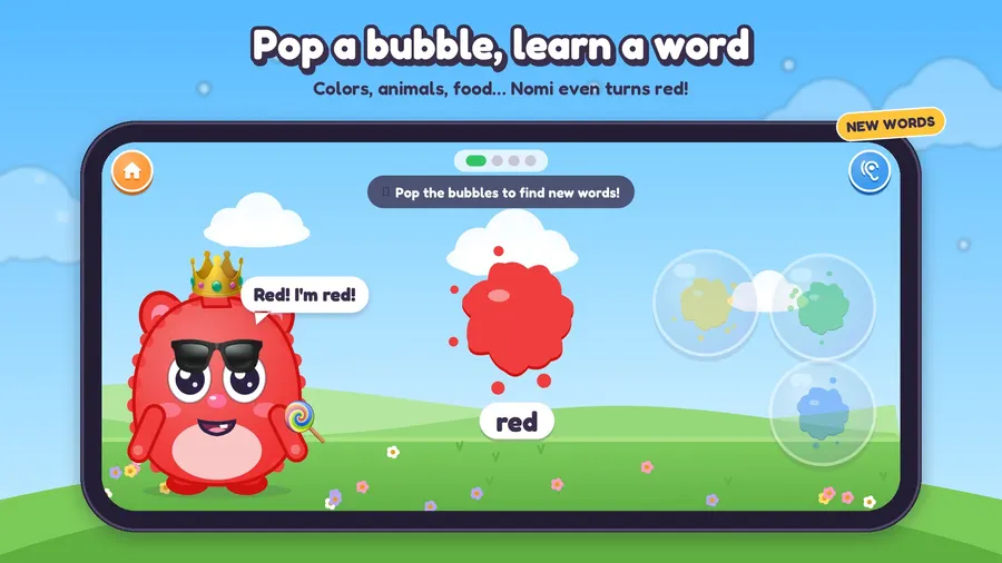 screenshot of Hello Nomi!