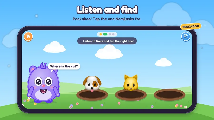 screenshot of Hello Nomi!