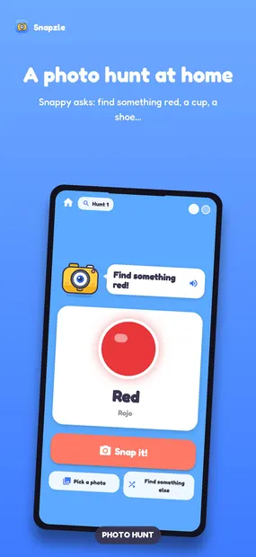 screenshot of Snapzle