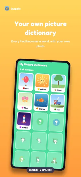 screenshot of Snapzle