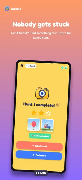 screenshot of Snapzle