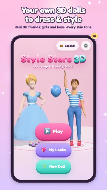 screenshot of Style Stars 3D